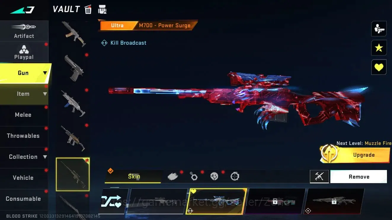 Blood Strike Accounts Others ASIA|Eternal Striker: ETHAN Alien Walker|Ultra M700 Power Surge|3 Legendary Guns|2 Ultra 4