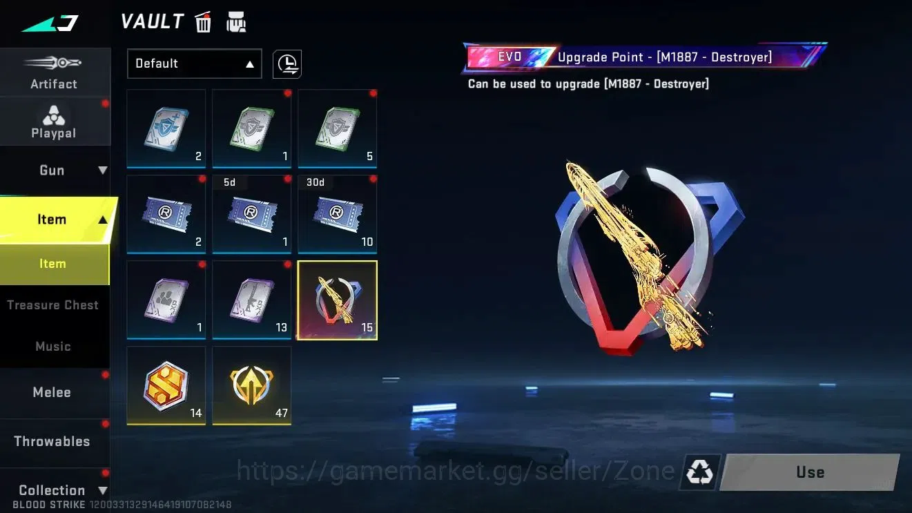 Blood Strike Accounts Others ASIA|Eternal Striker: ETHAN Alien Walker|Ultra M700 Power Surge|3 Legendary Guns|2 Ultra 8