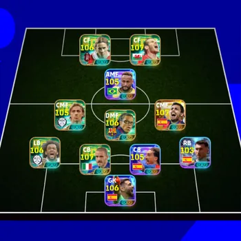 eFootball Accounts Starter 033 IN - OVR 3258 - Full New Era - Tores X Bale X Neymar Blitz X Guti X Edgars Davids X Big Time