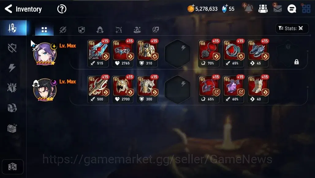 Epic Seven Accounts GLOBAL Unverif|NewEra|2 ML(Rhinna&Luciella,DB Seny image 12