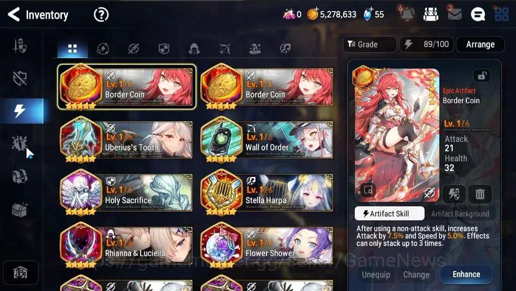 Epic Seven Accounts GLOBAL Unverif|NewEra|2 ML(Rhinna&Luciella,DB Seny image 14