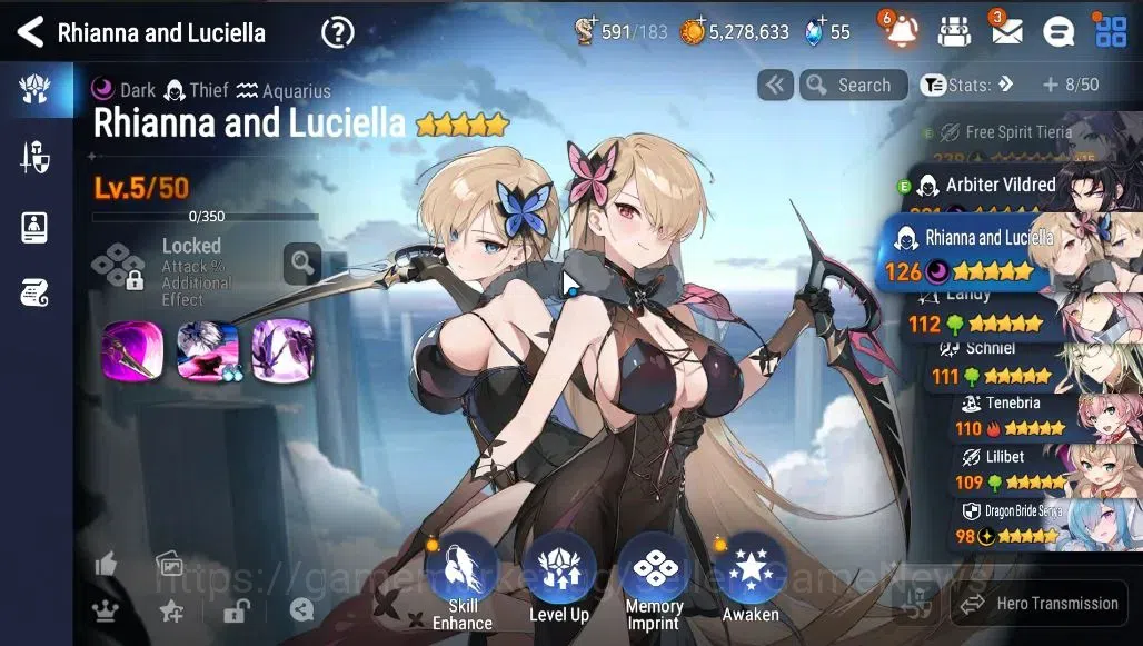 Epic Seven Accounts GLOBAL Unverif|NewEra|2 ML(Rhinna&Luciella,DB Seny image 20