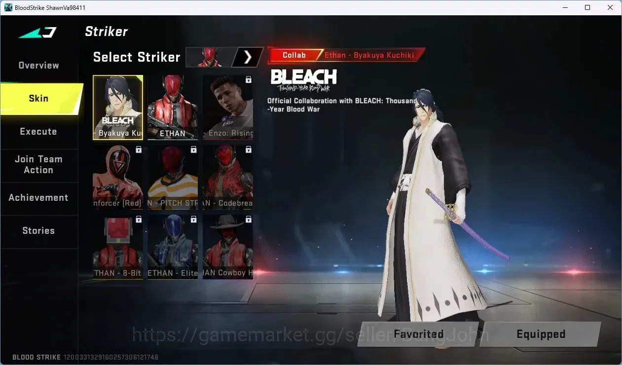 Blood Strike Accounts ASIA | 1 AOT,1EVA GUNS | 2 ULTRA GUNS | 1 BLEACH S image 7