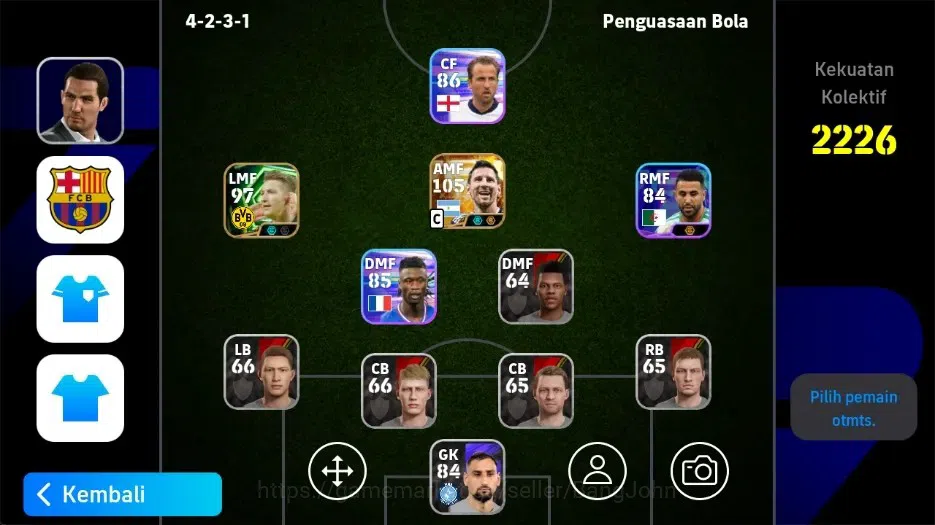 eFootball Accounts Legends & Iconic Players Mobile | PW2226 | New Lionel Messi Big T, Lionel messi Show T, Marco Reus Epic 1
