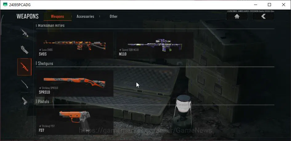 Arena Breakout Accounts Starter MOBILE Lv26|SV 9M|CV 5M|Epic: AK-12 GM,Ace31DS,Mp5 Forest,Vector9 Abomi,SQB M110 Speed|CN 6