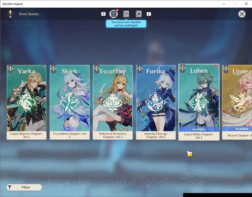 Genshin Impact Accounts ASIA|AR 57|8 Limited+3 (5* Weapon)|NeuvilletteC1,K image 16