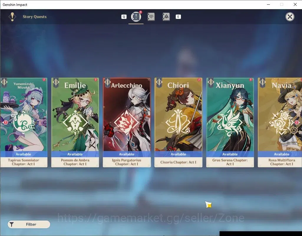 Genshin Impact Accounts ASIA|AR 57|8 Limited+3 (5* Weapon)|NeuvilletteC1,K image 17