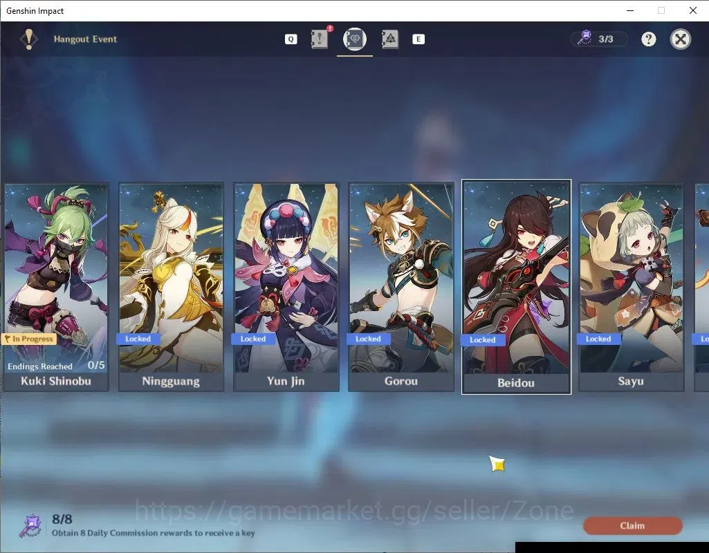 Genshin Impact Accounts ASIA|AR 57|8 Limited+3 (5* Weapon)|NeuvilletteC1,K image 19