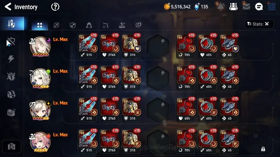 Epic Seven Accounts Starter GLOBAL Unverif|New Era|8 ML(Salome,Harsetti,MChloe)+ TA Coli 14