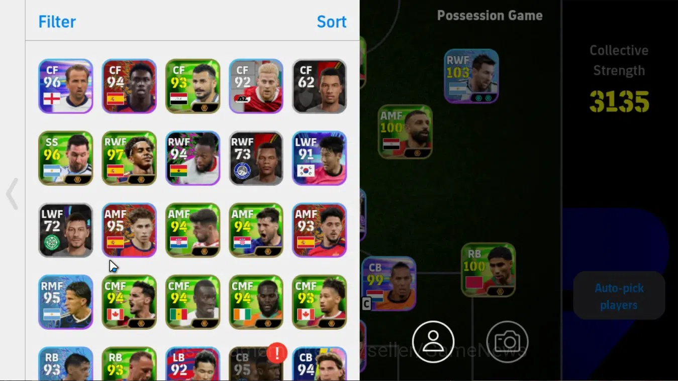 eFootball Accounts Android|Big Time K Kvaratskhella,Epic Andriy Shevc image 2