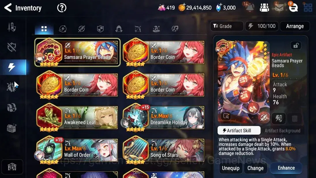 Epic Seven Accounts Global|UnVerif|NewEra|12 ML(LOT Scale,BArunka,NM L image 20