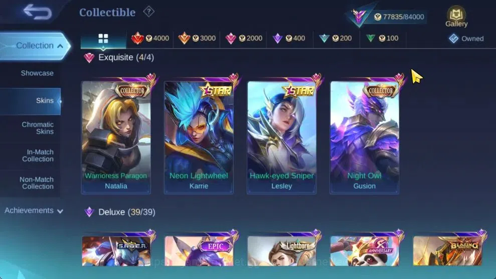 Mobile Legends: Bang Bang Accounts Hero 132|Skin 280|Prime[Claude,Granger],Naruto[Sak image 6