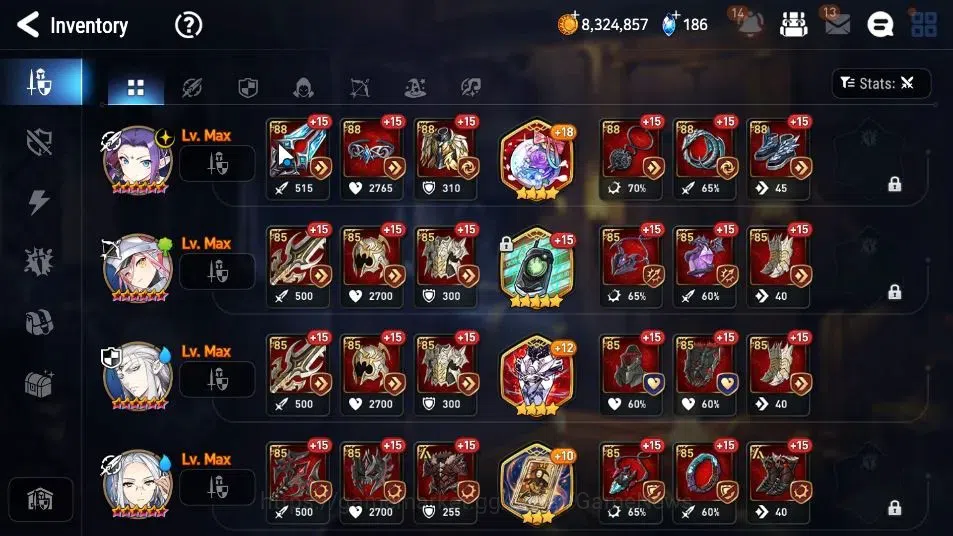 Epic Seven Accounts GLOBAL UnVerif|New Era|5 ML(RueleLight,SE Celine,T image 14