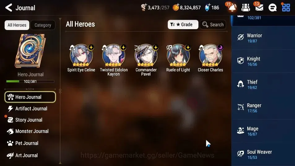 Epic Seven Accounts GLOBAL UnVerif|New Era|5 ML(RueleLight,SE Celine,T image 6
