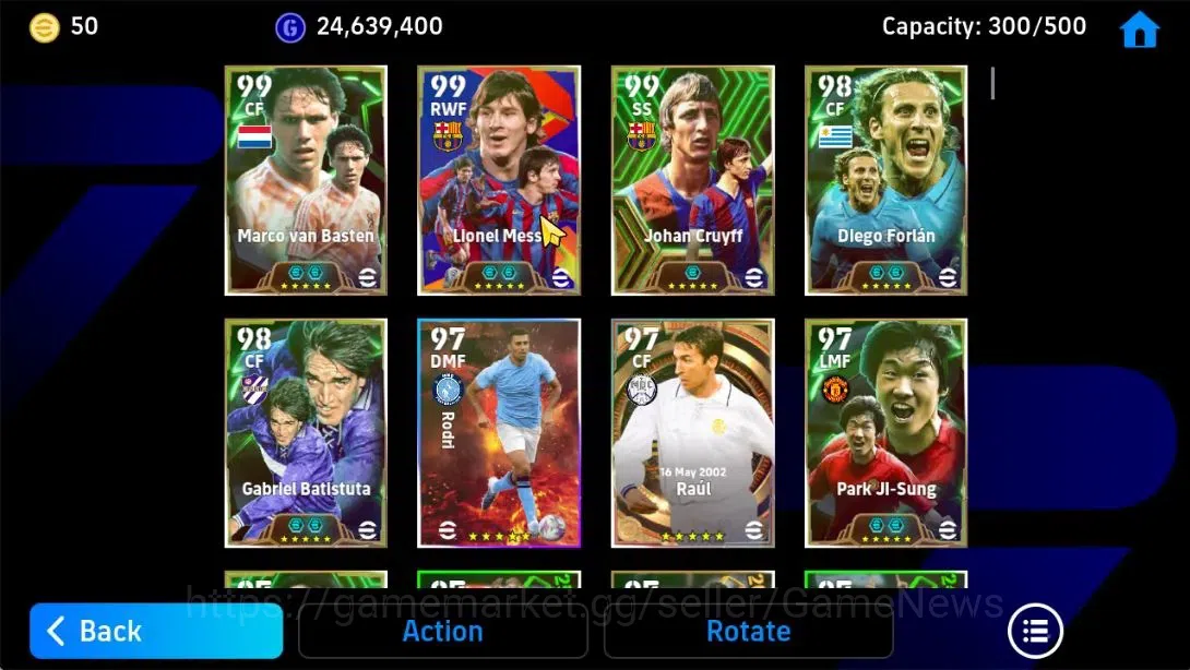 eFootball Accounts Android|2 Big Time(Raul,Roberto Carlos),Lionel Mes image 16