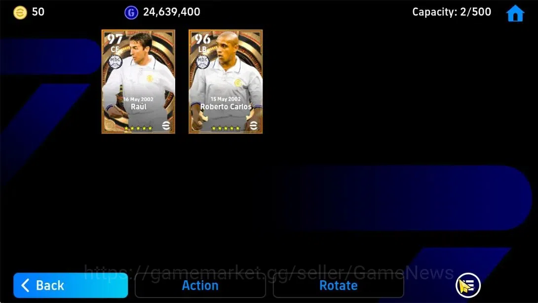 eFootball Accounts Android|2 Big Time(Raul,Roberto Carlos),Lionel Mes image 5