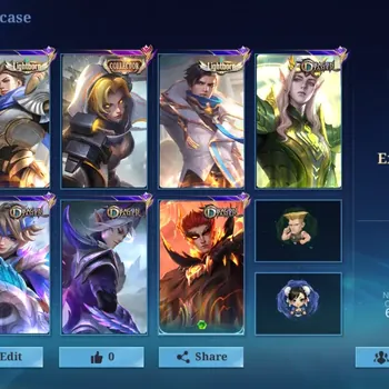 Mobile Legends: Bang Bang Accounts Collector Hero 133|Skin 193|Ex Glory 73|EmblemMax|CC
