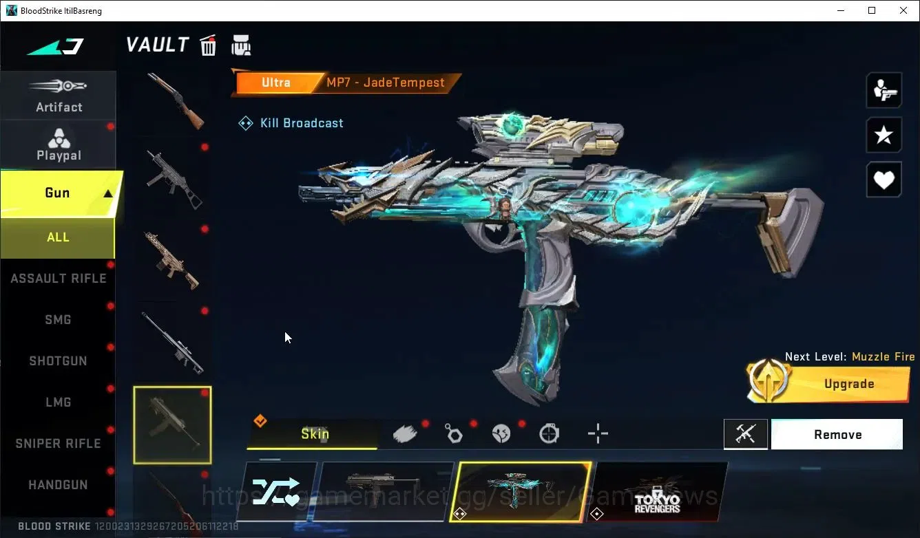 Blood Strike Accounts ASIA|MELEE TalonKnife+COLLAB TOKRAV MCX,FN2000,Jac image 18