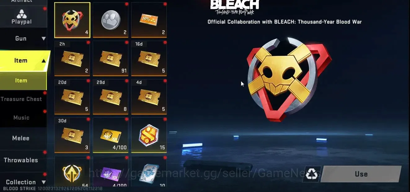 Blood Strike Accounts ASIA|MELEE TalonKnife+COLLAB TOKRAV MCX,FN2000,Jac image 19