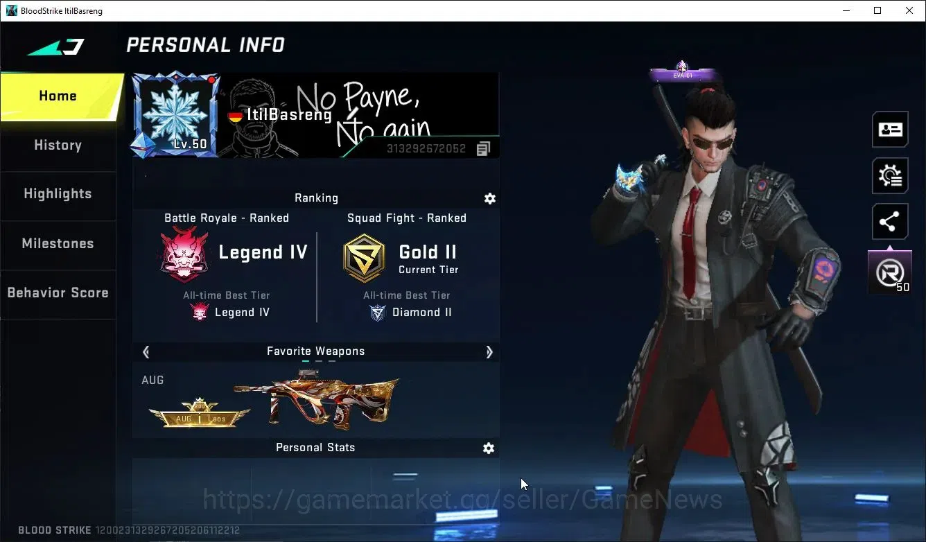 Blood Strike Accounts ASIA|MELEE TalonKnife+COLLAB TOKRAV MCX,FN2000,Jac image 2