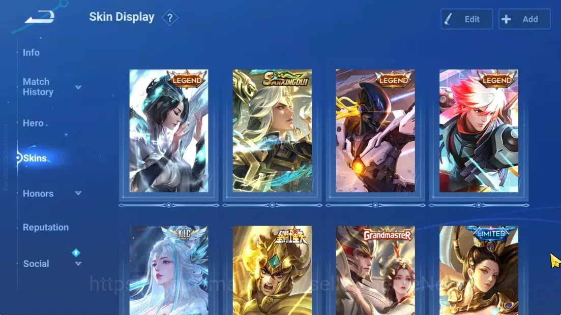 Honor of Kings Accounts Hero112 Skin110|3 Legend,KIC Luna,Bleach Uryu,Sanx image 3