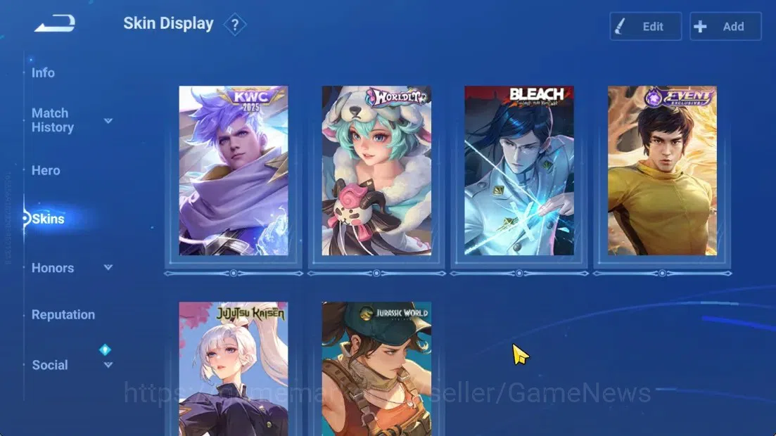 Honor of Kings Accounts Hero112 Skin110|3 Legend,KIC Luna,Bleach Uryu,Sanx image 4