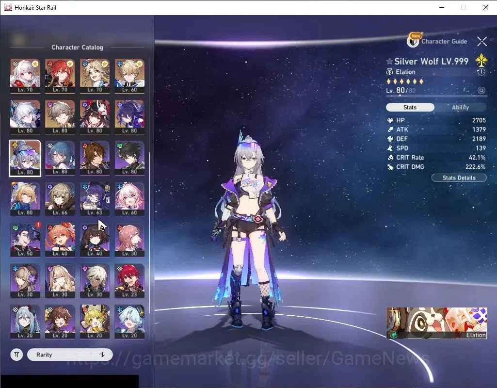 Honkai Star Rail Accounts Asia|TL70|Elation Team|17 Limited|(YaoGuang,Kafka, image 5