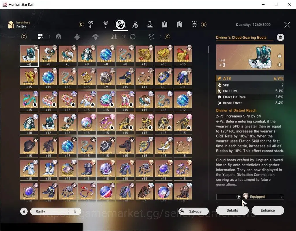 Honkai Star Rail Accounts Asia|TL70|Elation Team|17 Limited|(YaoGuang,Kafka, image 7