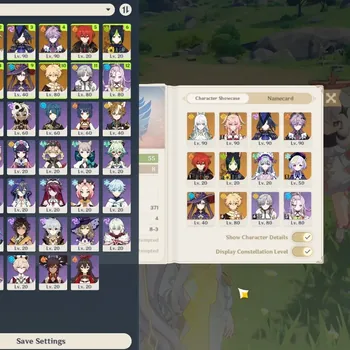 Genshin Impact Accounts Others ASIA|AR 55|Rate On|4 Limited + 1(*5 Weapon)|Linnea C1,Zibai,Clorinde,Durin|5 Standrad|All