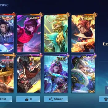 Mobile Legends: Bang Bang Accounts Others Hero 133|Skins 418|Ex Glory 96|Legend Alucard,2 KOF(Dyrroth,Karina),2