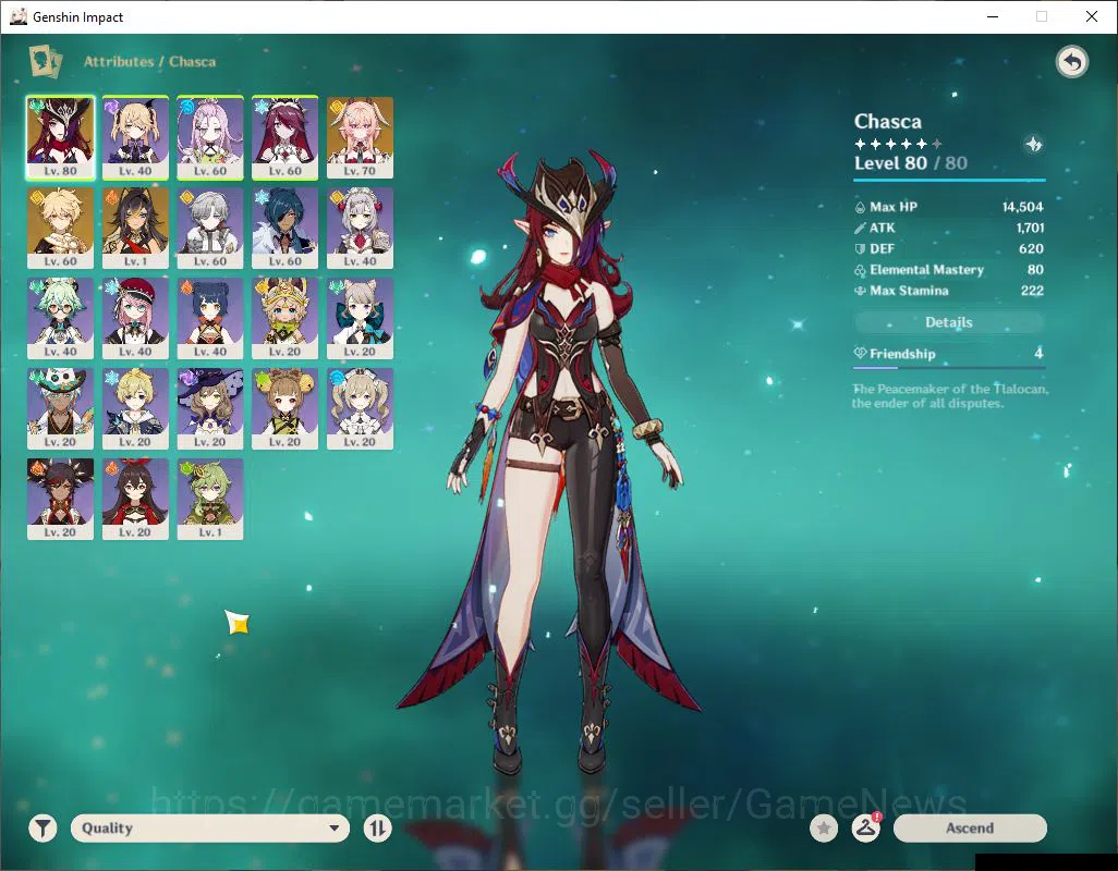 Genshin Impact Accounts ASIA|AR 40|2 Limited+2(*5Weapon)|Linnea,Chasca|MC  image 12