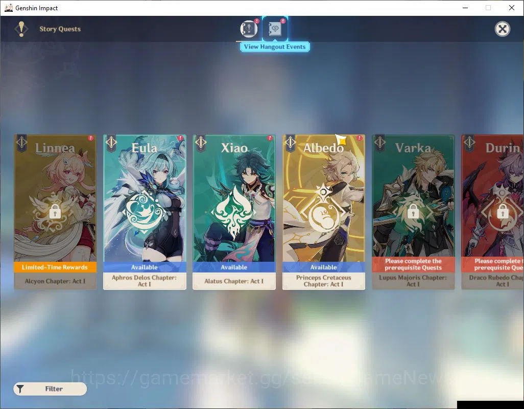 Genshin Impact Accounts ASIA|AR 40|2 Limited+2(*5Weapon)|Linnea,Chasca|MC  image 4