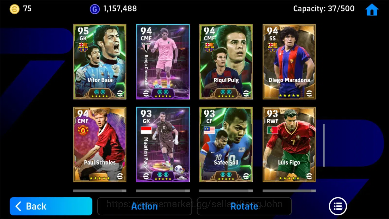 eFootball Accounts Mobile|PW 3209|Lionel Messi BigT'15,Wesley Sneijde image 2