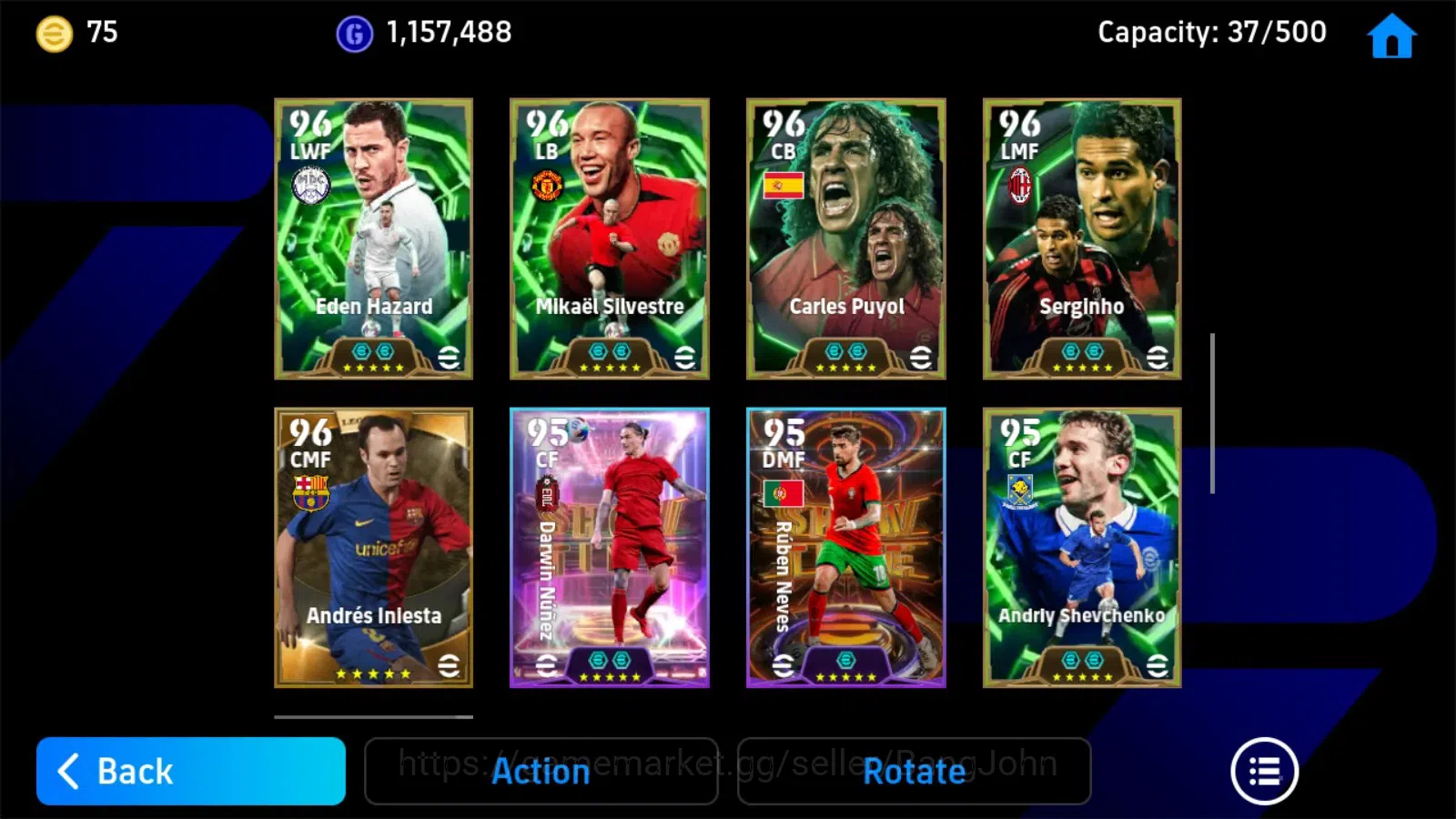 eFootball Accounts Mobile|PW 3209|Lionel Messi BigT'15,Wesley Sneijde image 3