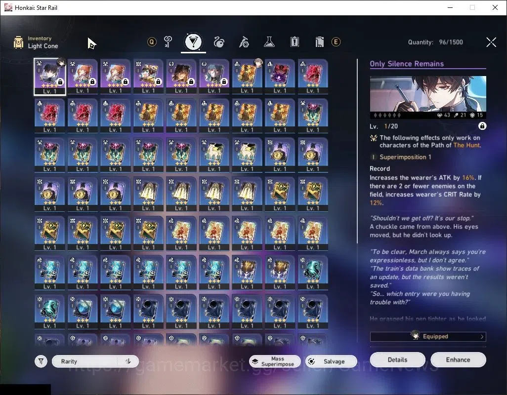 Honkai Star Rail Accounts Asia|TL 3|2 Golden Companion|3 limited|Silver Wolf image 7