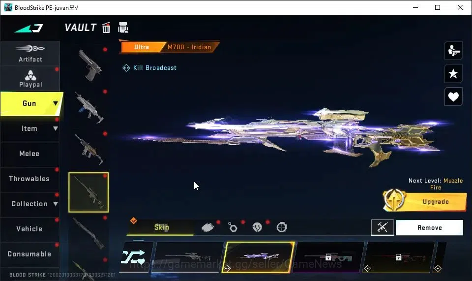Blood Strike Accounts ASIA|13 ULTRA[ZERO,EMMA,UMP45,SCAR,M700,INP-9,URB, image 15