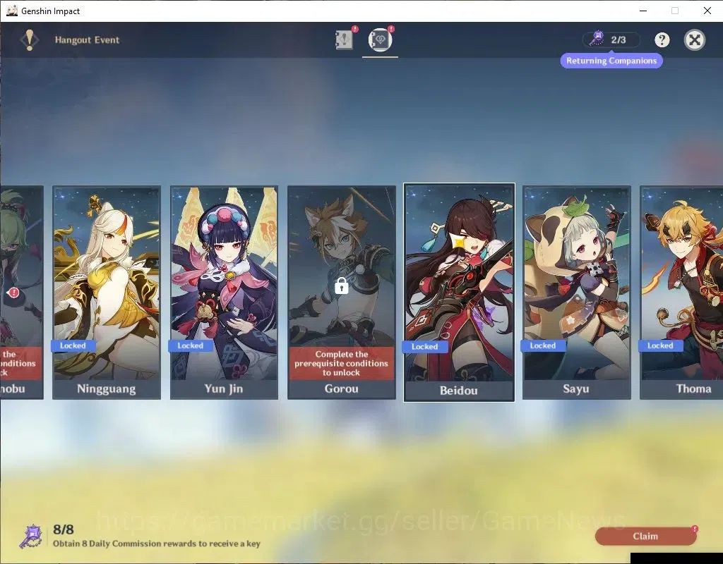 Genshin Impact Accounts ASIA|AR53|4Limited+1(*5Weapon)|Eula,Kazuha,Mualani image 11