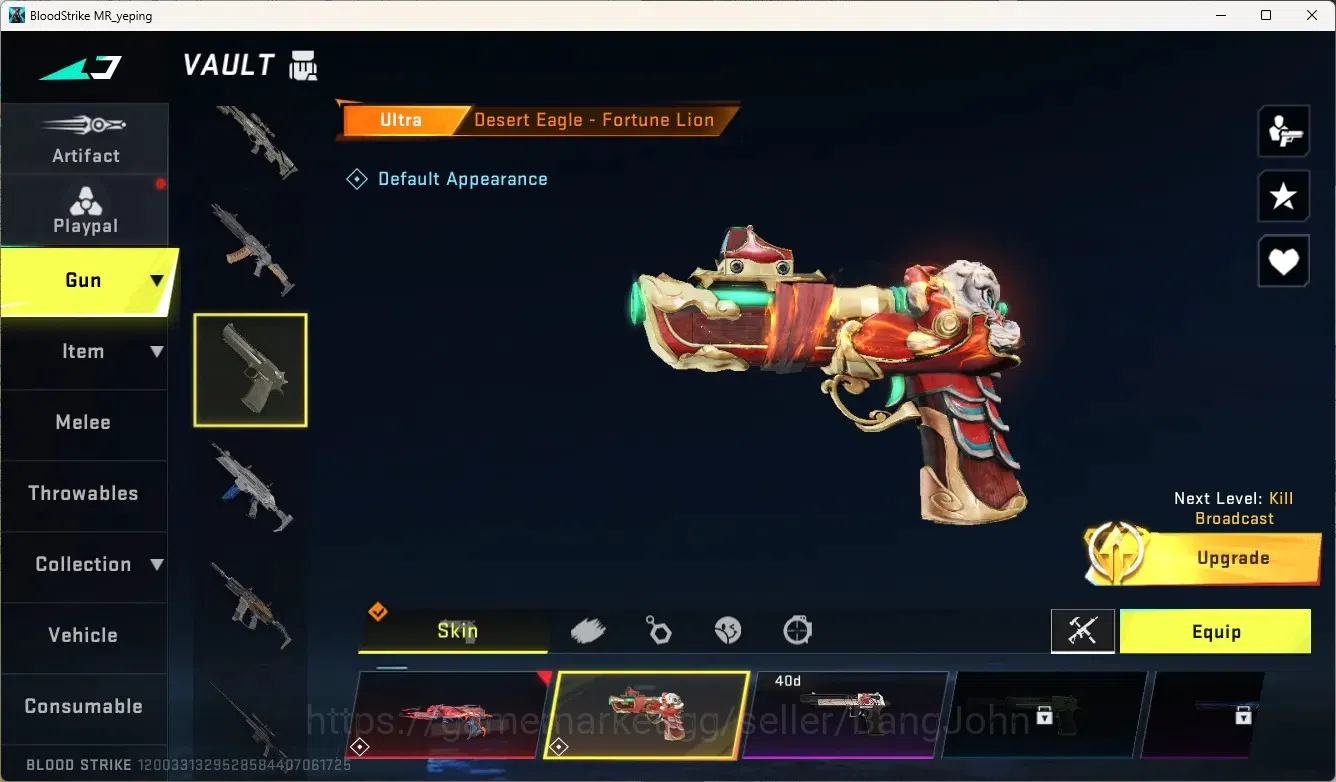 Blood Strike Accounts ASIA | 1 ETERNAL: Desert Eagle-Scorpius|3 7DS|1 EV image 9