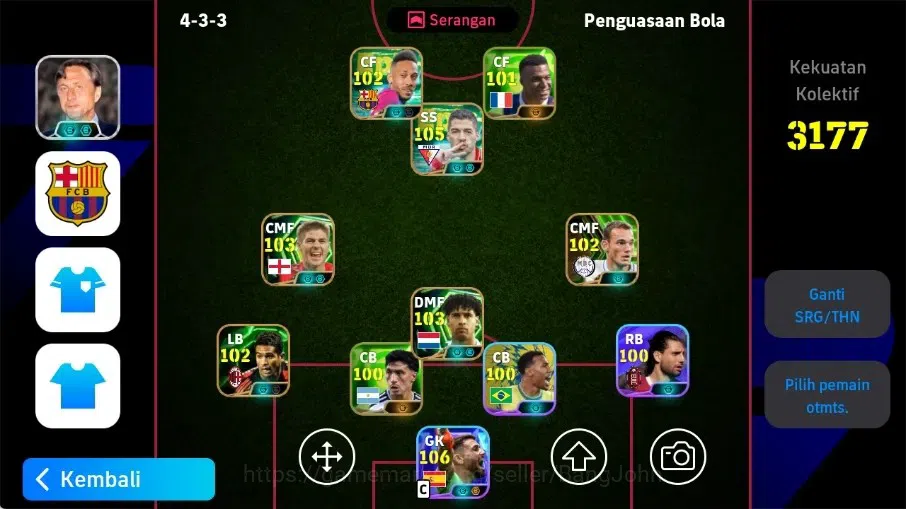 eFootball Accounts Legends & Iconic Players Android|PW 3177|Unai Simon Show T,Luis Suarez Epic,Hugo Lioris Epic,Paul Scholes 1
