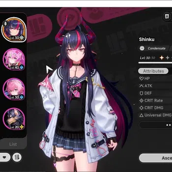 Neverness to Everness Accounts GLOBAL SEA|HL 35|TL 8|5 S-Clas 3 Limit[Shinku+Skin,Lacrimosa+Sign,Hotori]|3 Glider|3 Livery|3