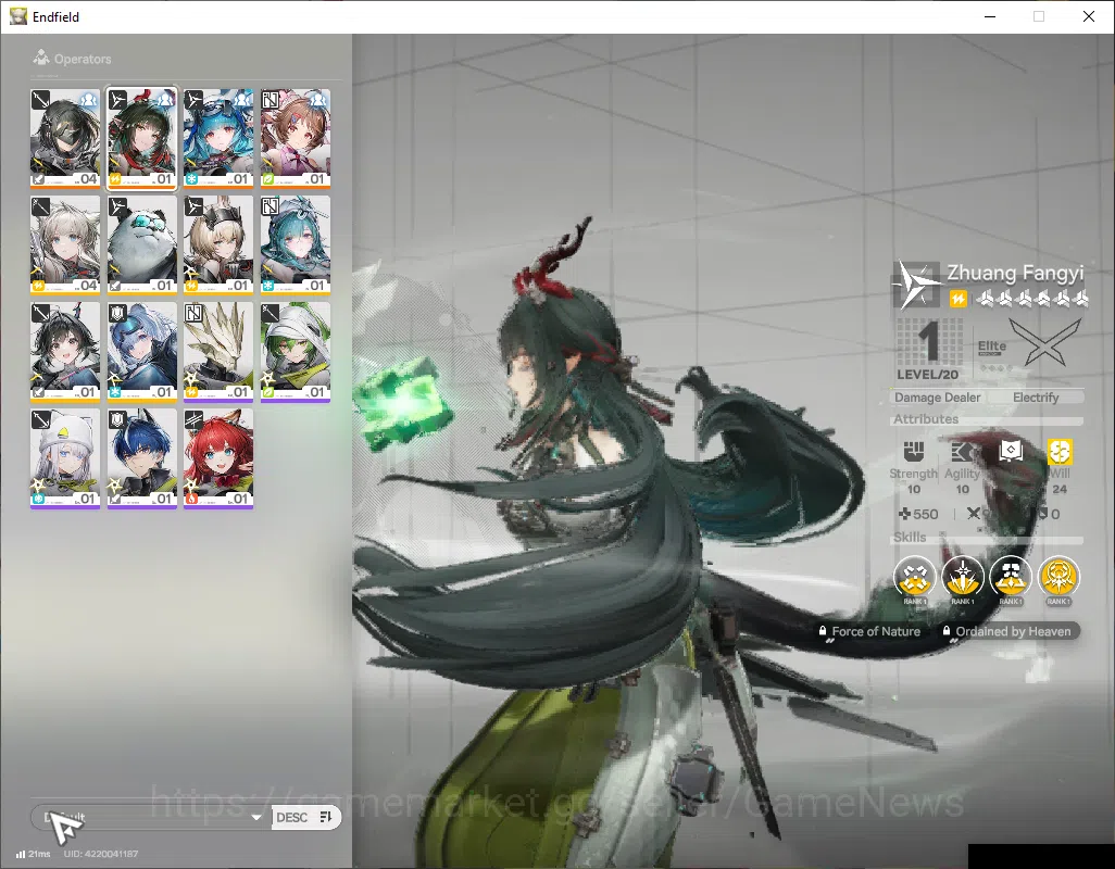 Arknights: Endfield Accounts ASIA||Fresh Starter|Lv2|SSR3(1Limit)+4(*6 Weapon)| image 1