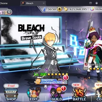 Bleach: Brave Souls Accounts Mid-Tier Global |5K BP+10K Orb|Mid Story|Yoruichi Christmas 24|Ichigo TYBW 25|Aizen 11th
