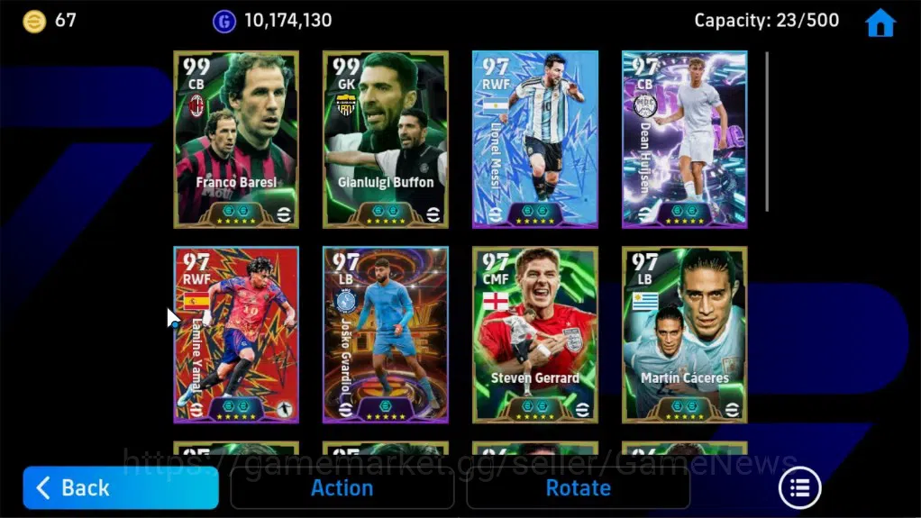 eFootball Accounts Android|Epic Gianluigi Buffon,Franco Barresi,Marti image 5