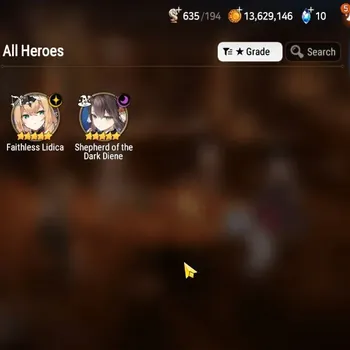 Epic Seven Accounts Limited Hero GLOBAL UnVerif|NewEra|2ML(Sheperd Dark Diene,Faith Lidica)+Ivana,TA