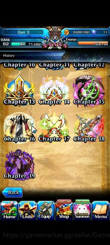 Grand Summoners Accounts Global|Rank 82|18 Ascend|InumutaTW,Isliid Pinnacle image 16
