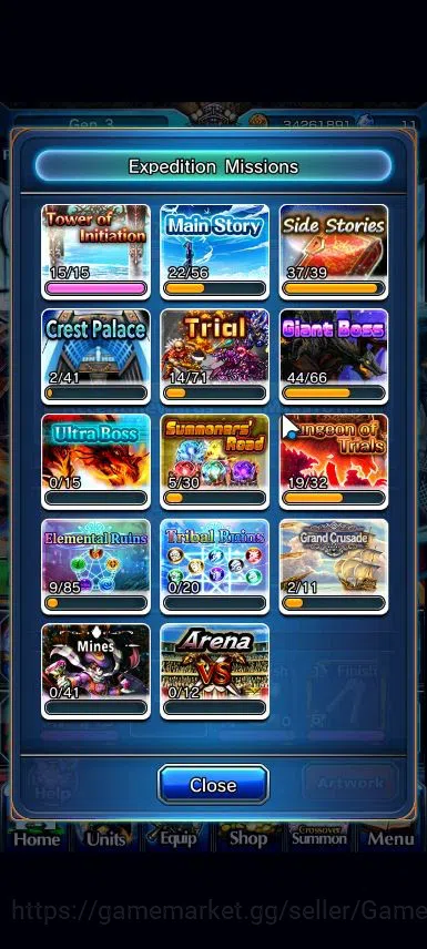 Grand Summoners Accounts Global|Rank 82|18 Ascend|InumutaTW,Isliid Pinnacle image 17