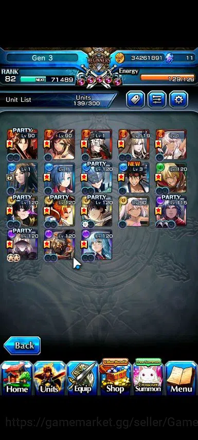 Grand Summoners Accounts Global|Rank 82|18 Ascend|InumutaTW,Isliid Pinnacle image 4