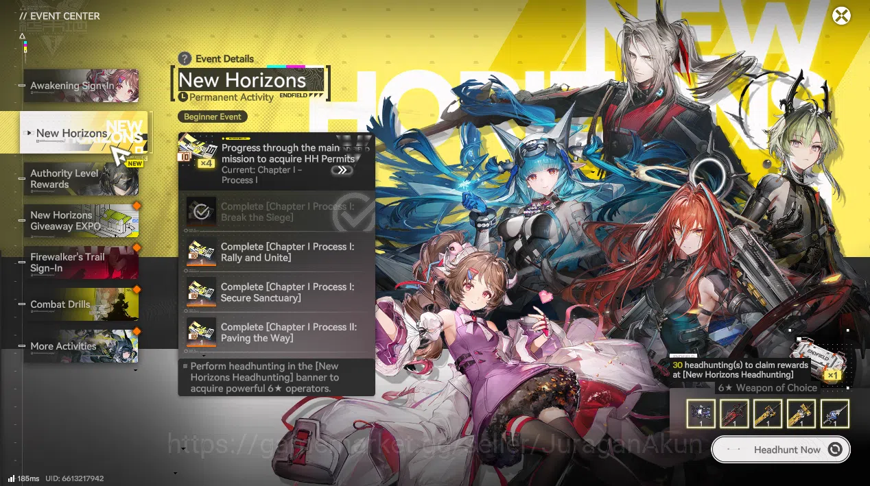 Arknights: Endfield Accounts NA/EU Lv4 | Fresh Starter Laevatain + Ardelia + 5  image 4