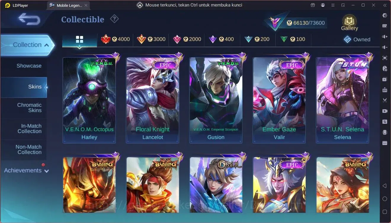 Mobile Legends: Bang Bang Accounts Global|Hero 132|Skin 275|Renowned|11.11 GS|KOF Kar image 11