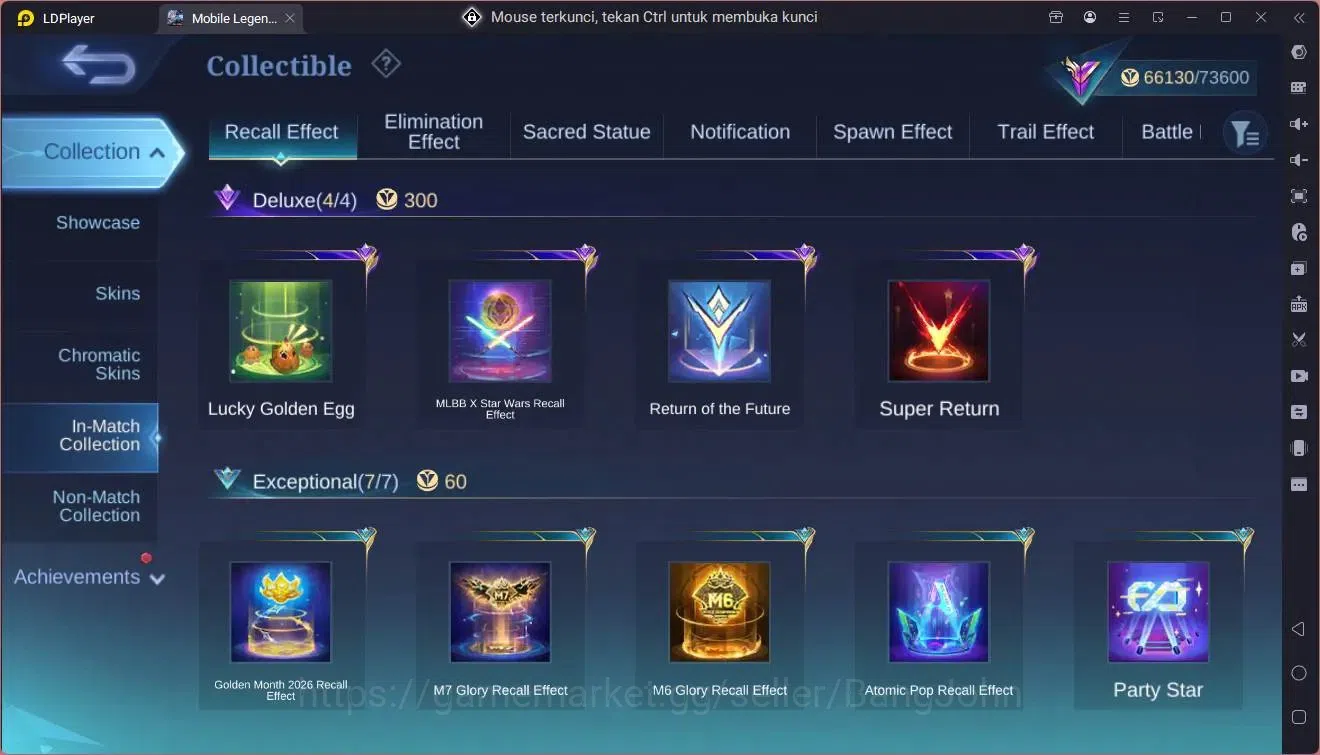 Mobile Legends: Bang Bang Accounts Global|Hero 132|Skin 275|Renowned|11.11 GS|KOF Kar image 14